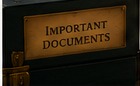 Organised important documents